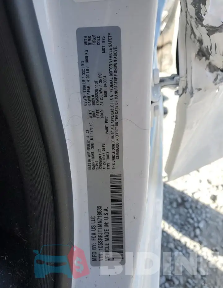 1C6SRFJT1MN718635 Photo# 12