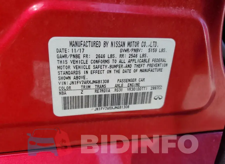 JN1FV7ARXJM481308 Photo# 12