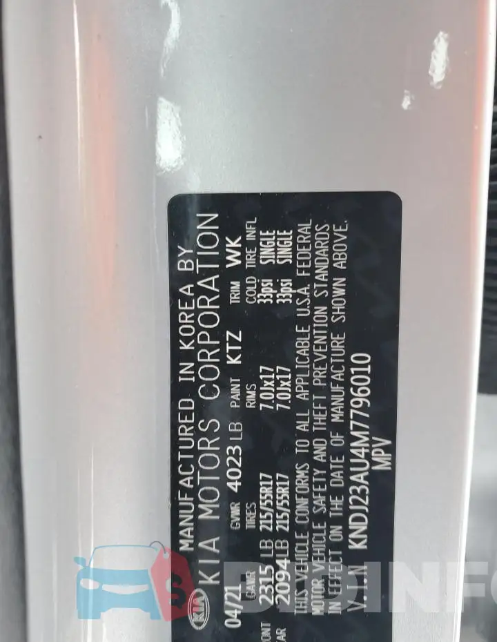 KNDJ23AU4M7796010 Photo# 13