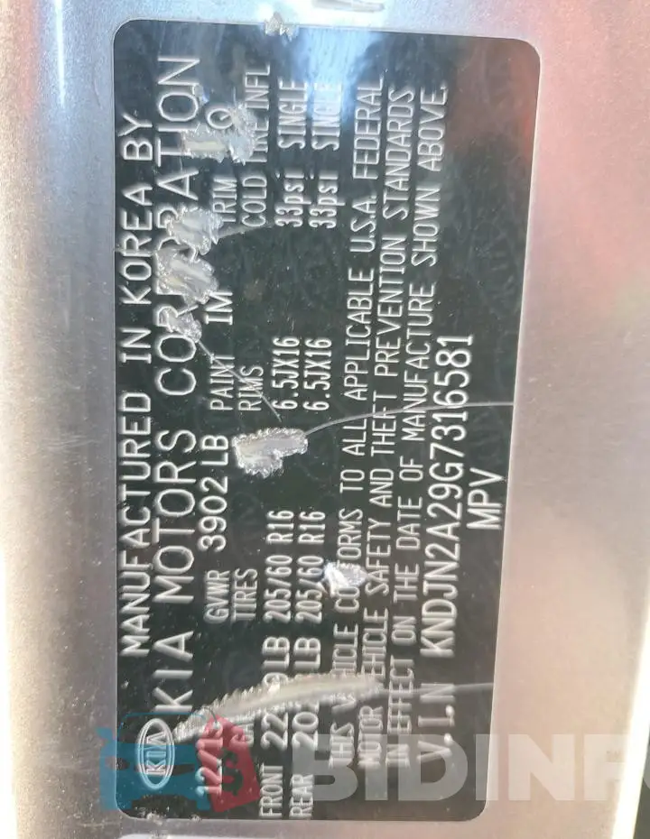 KNDJN2A29G7316581 Photo# 13