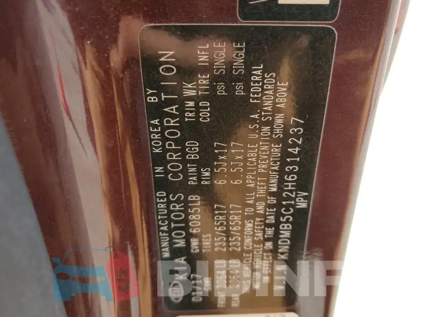 KNDMB5C12H6314237 Photo# 13