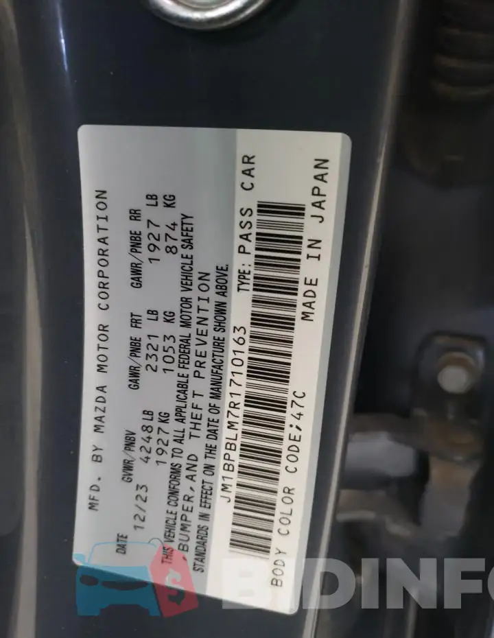 JM1BPBLM7R1710163 Photo# 12