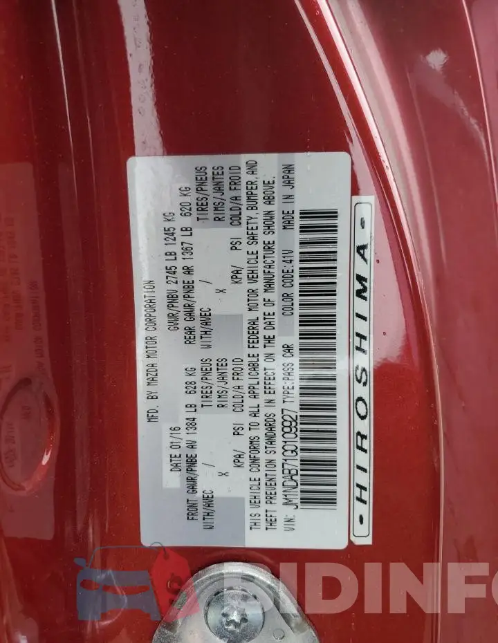 JM1NDAB71G0109927 Photo# 12