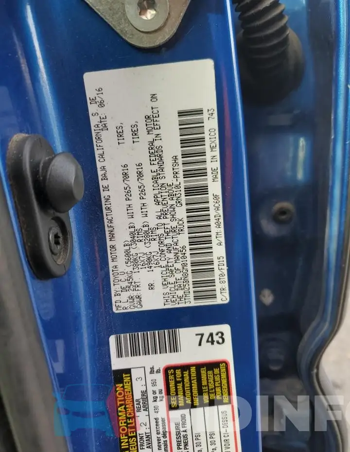 3TMDZ5BN8GM010456 Photo# 13
