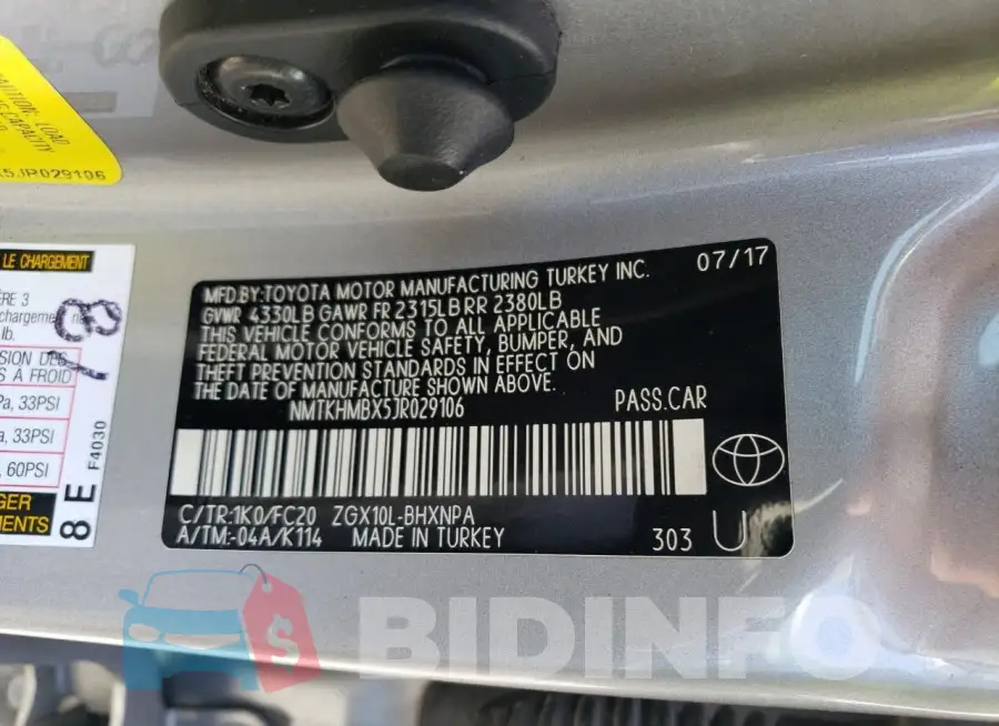 NMTKHMBX5JR029106 Photo# 13