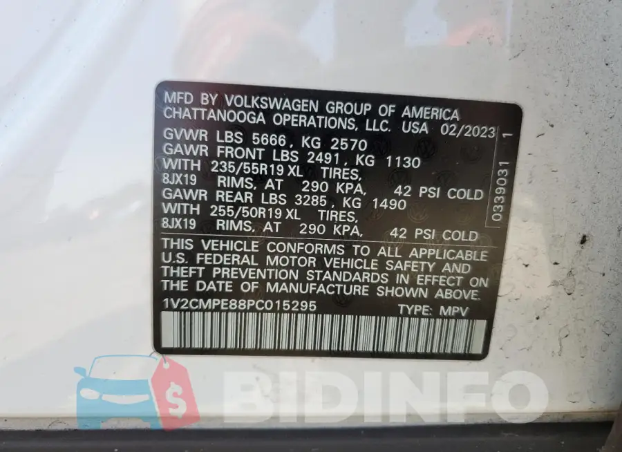 1V2CMPE88PC015295 Photo# 13