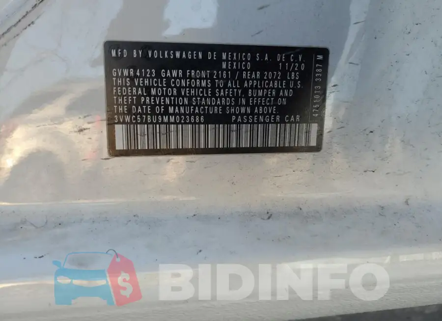 3VWC57BU9MM023686 Photo# 13