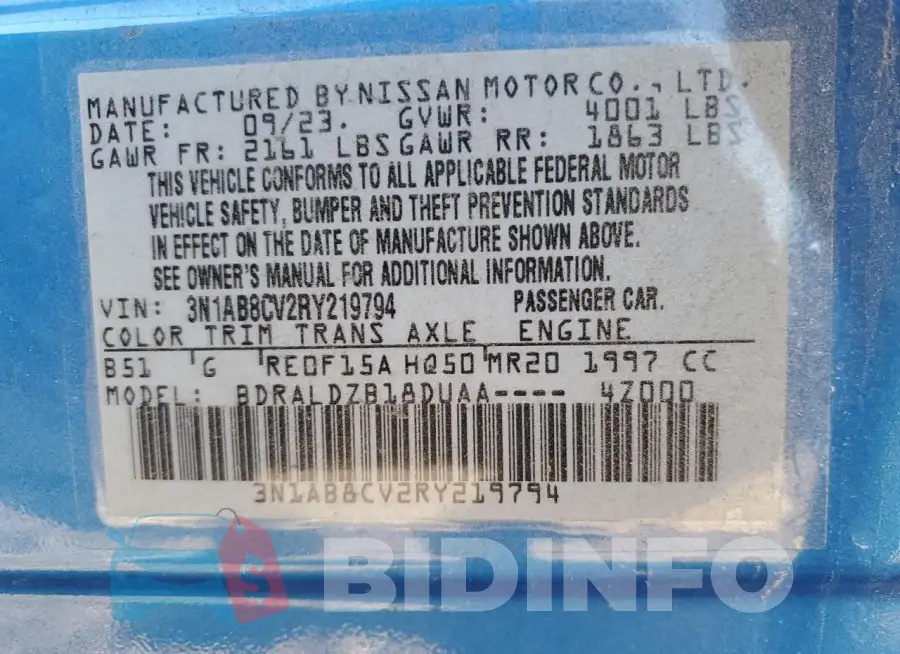 3N1AB8CV2RY219794 Photo# 12
