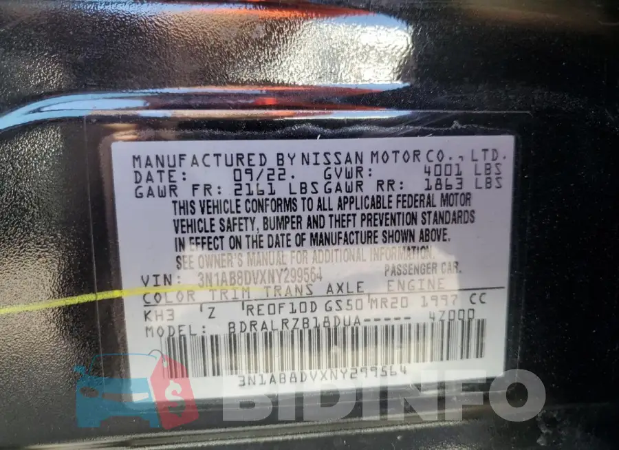 3N1AB8DVXNY299564 Photo# 12