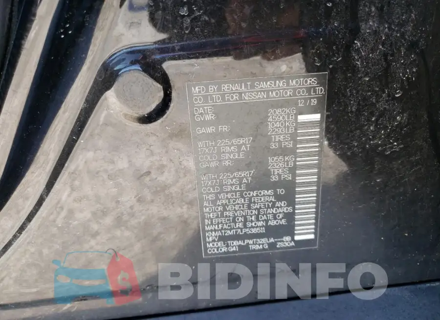 KNMAT2MT7LP538511 Photo# 13