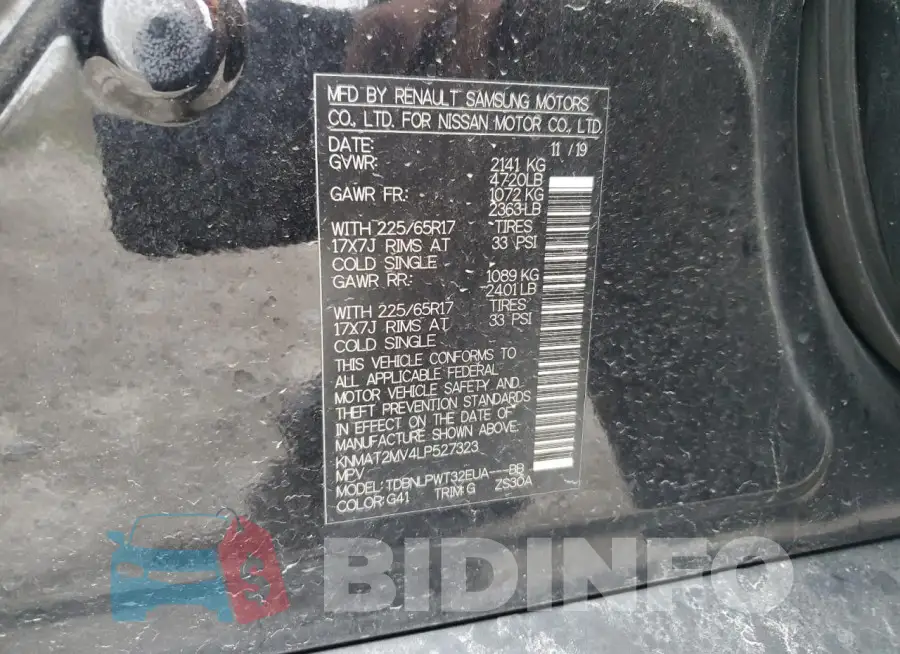 KNMAT2MV4LP527323 Photo# 13