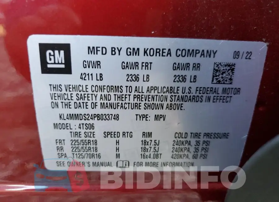 KL4MMDS24PB033748 Photo# 13