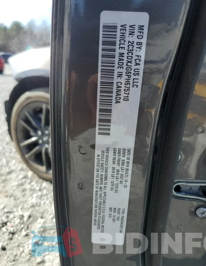 2C3CDXJG6PH675710 Photo# 13