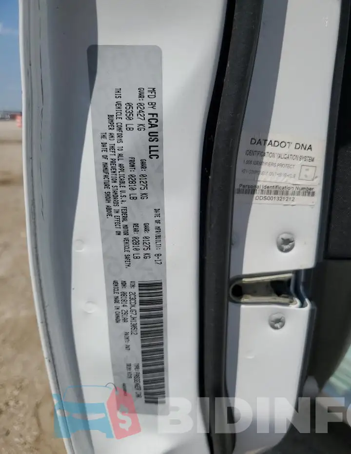 2C3CDXJG7JH130512 Photo# 12