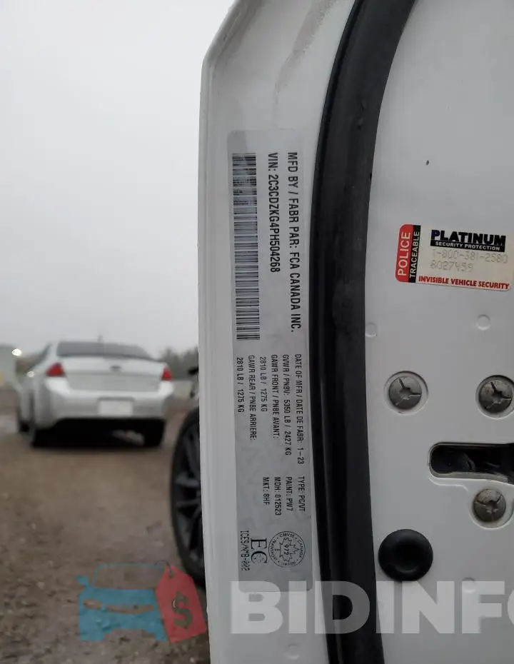 2C3CDZKG4PH504268 Photo# 12