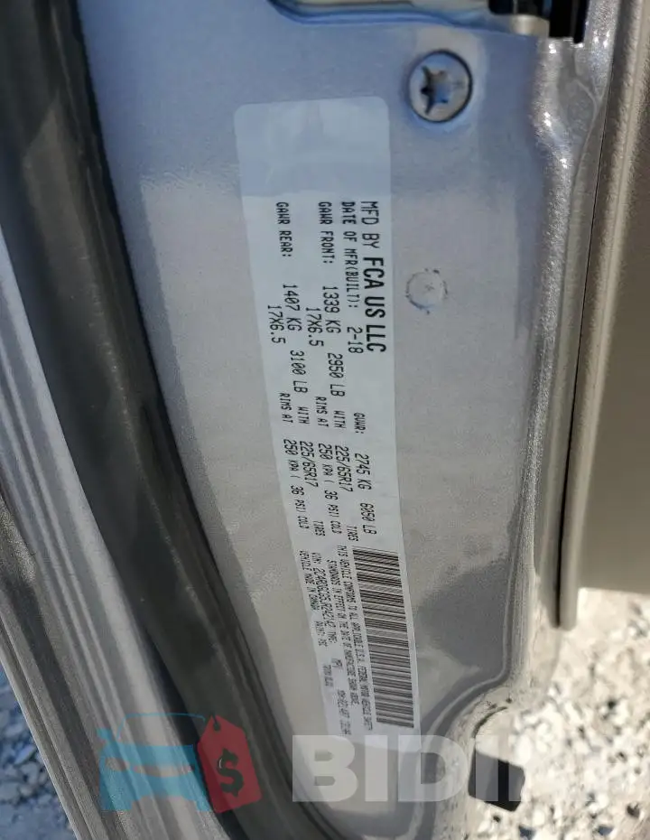 2C4RDGCG5JR242142 Photo# 13