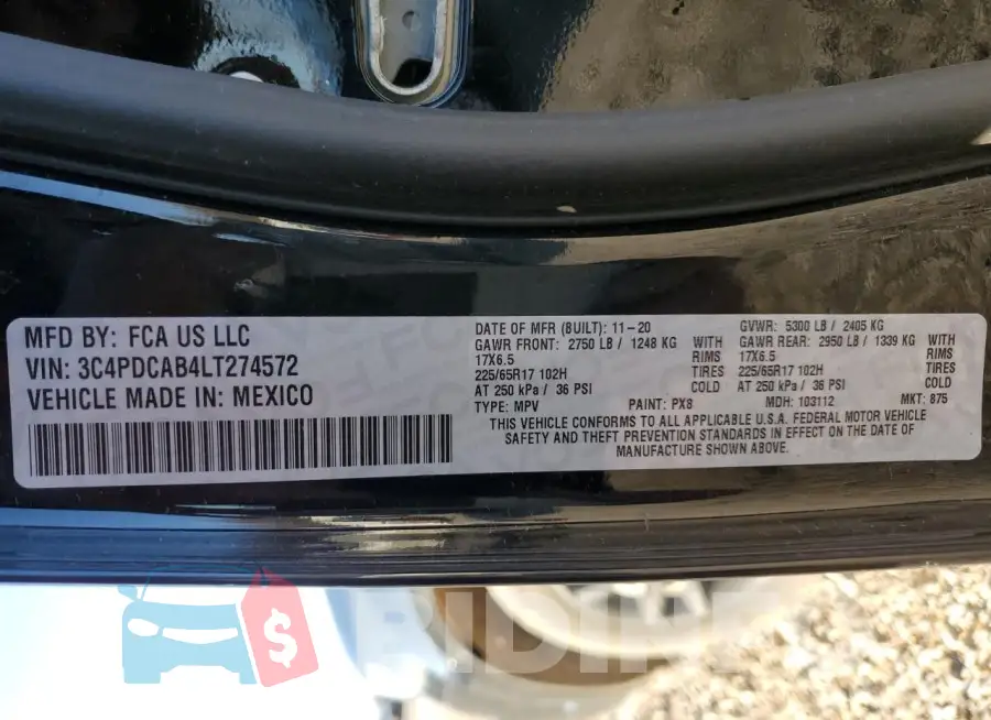 3C4PDCAB4LT274572 Photo# 13