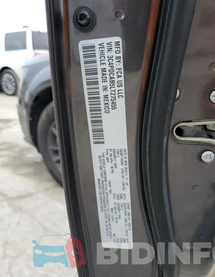 3C4PDCAB5LT275455 Photo# 13