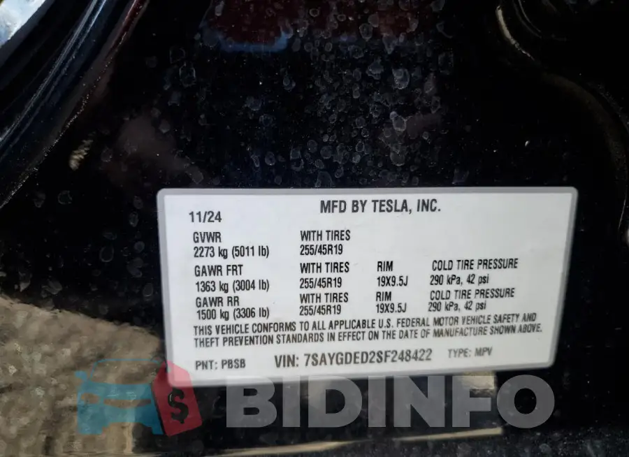 7SAYGDED2SF248422 Photo# 12