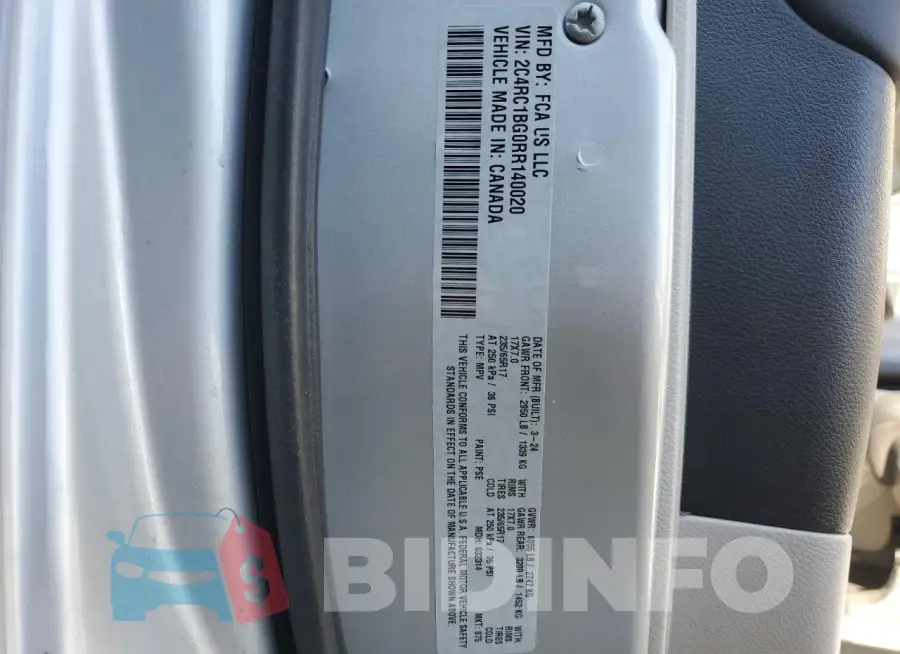 2C4RC1BG0RR140020 Photo# 13