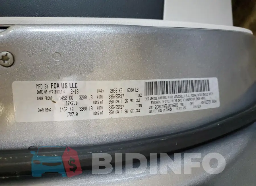 2C4RC1N76JR236685 Photo# 13