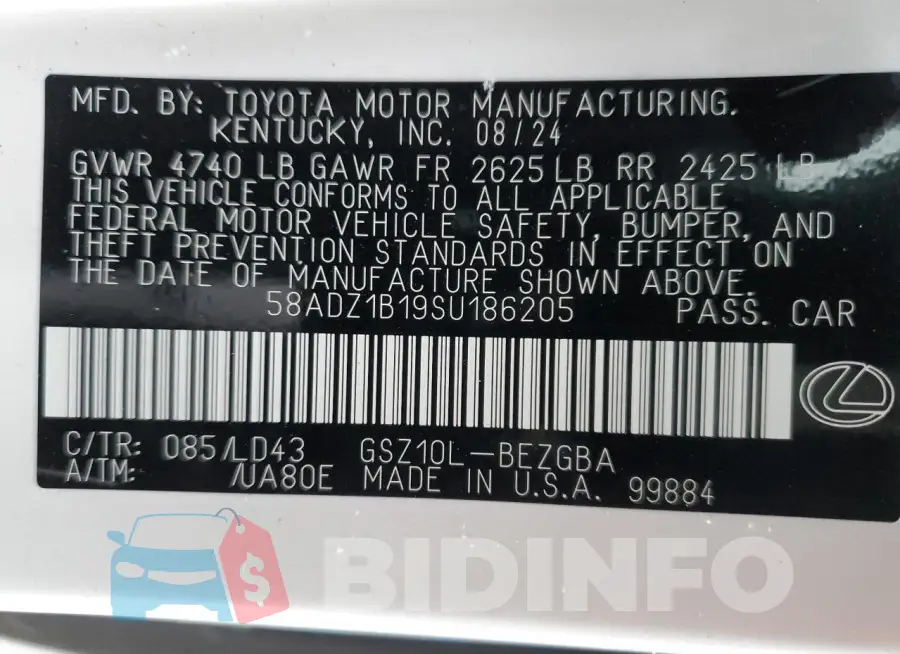58ADZ1B19SU186205 Photo# 12