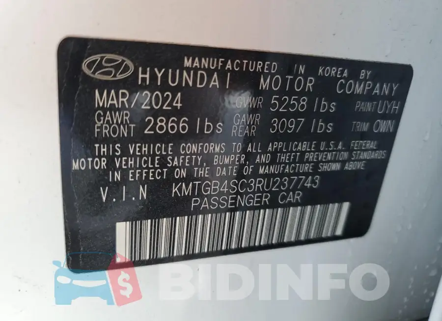 KMTGB4SC3RU237743 Photo# 12