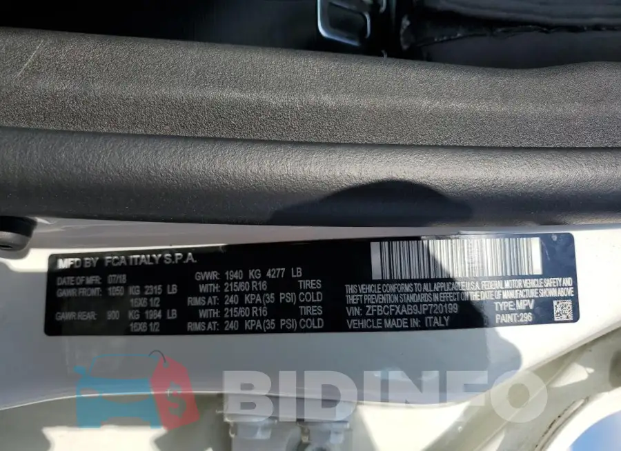 ZFBCFXAB9JP720199 Photo# 13