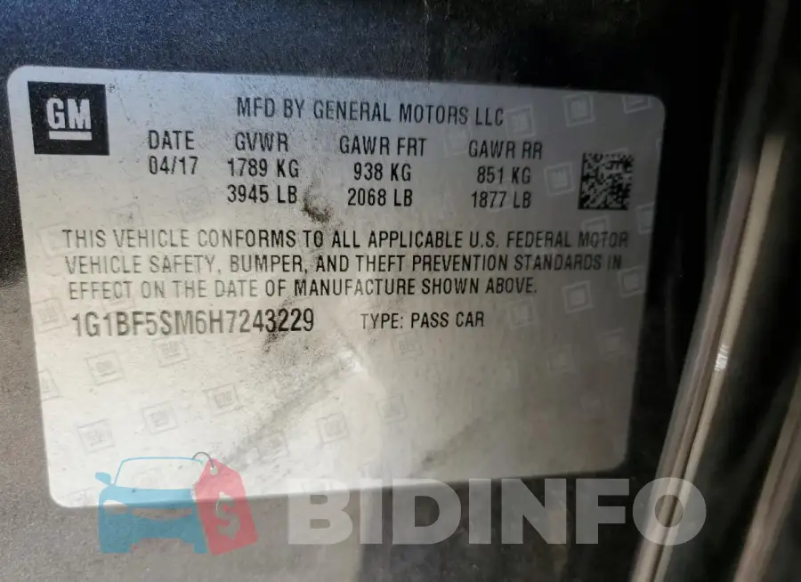 1G1BF5SM6H7243229 Photo# 13
