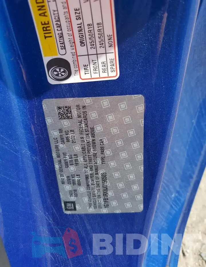 1G1FB1RX8J0156503 Photo# 12
