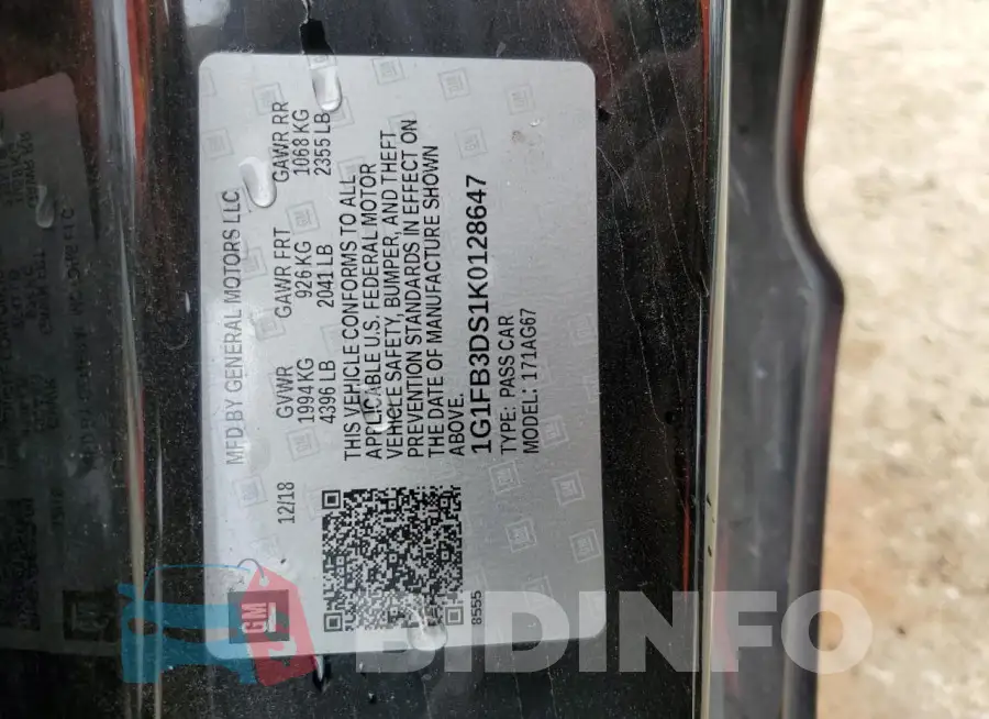 1G1FB3DS1K0128647 Photo# 13