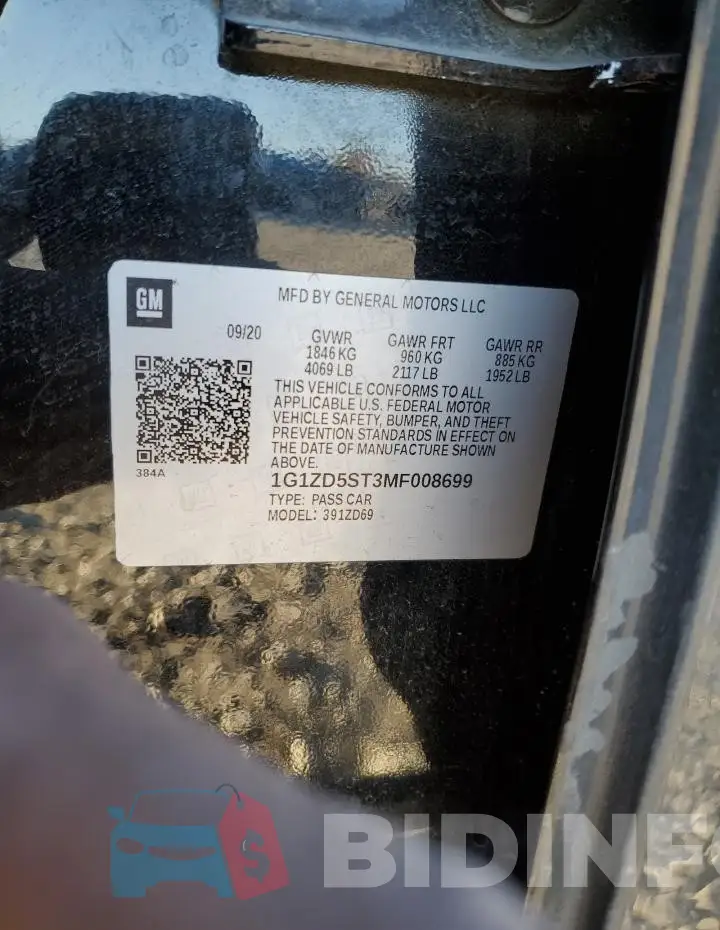 1G1ZD5ST3MF008699 Photo# 12