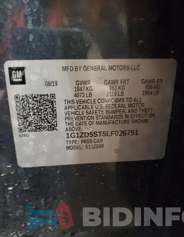 1G1ZD5ST5LF026751 Photo# 13