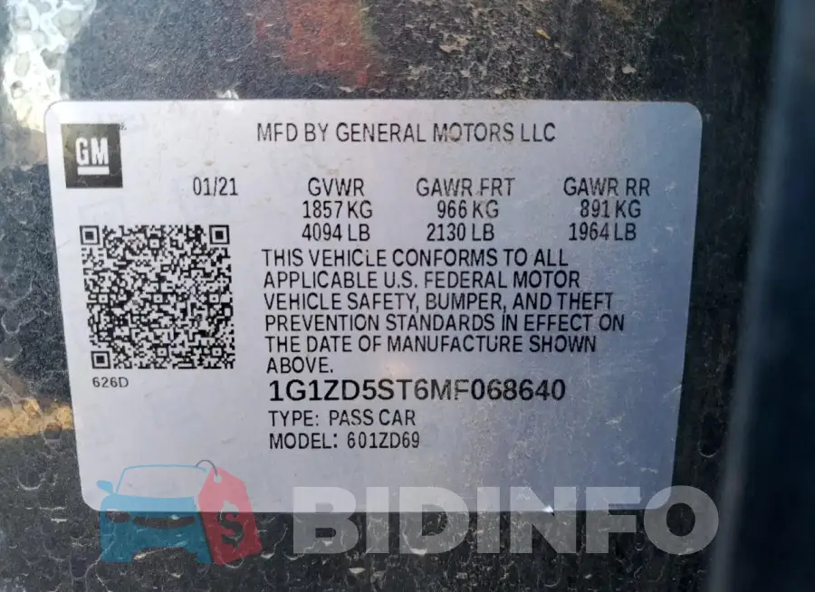 1G1ZD5ST6MF068640 Photo# 12