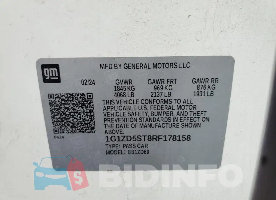 1G1ZD5ST8RF178158 Photo# 13