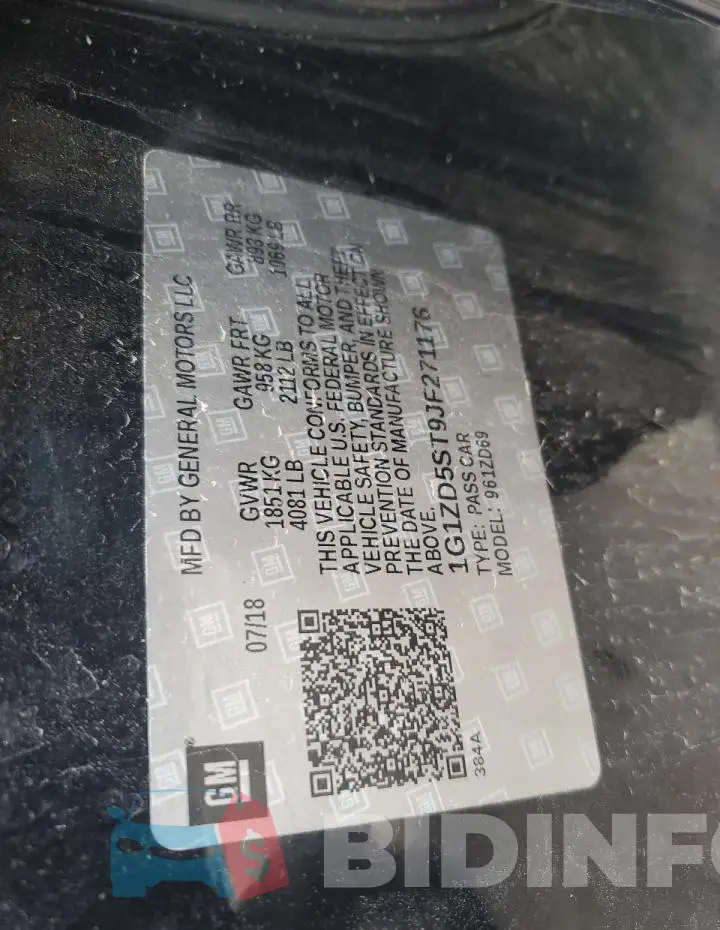 1G1ZD5ST9JF271176 Photo# 12