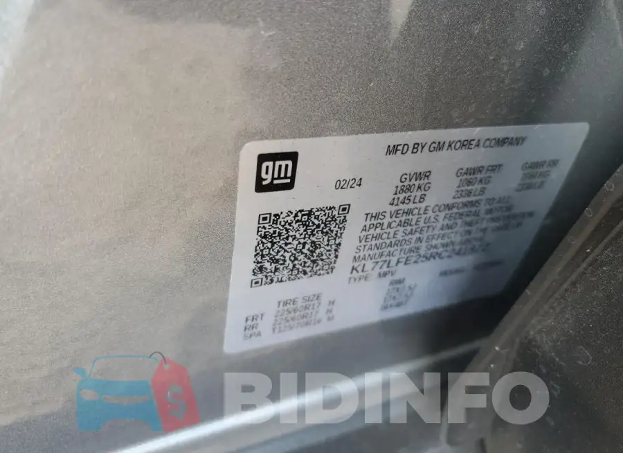 KL77LFE25RC241872 Photo# 13