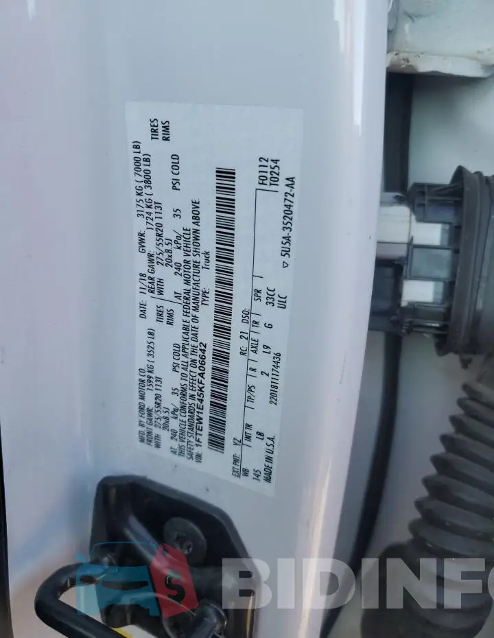 1FTEW1E45KFA06642 Photo# 12
