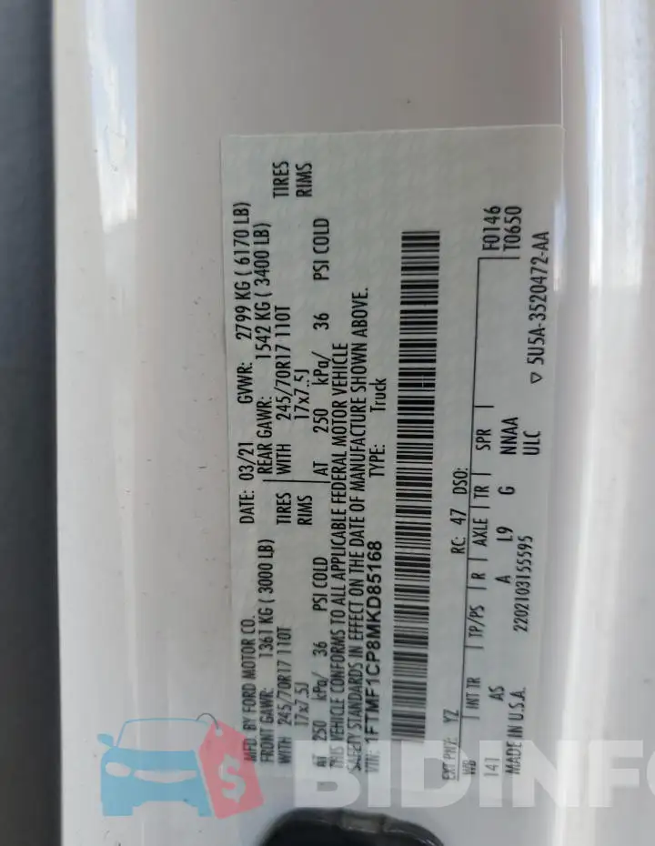 1FTMF1CP8MKD85168 Photo# 12