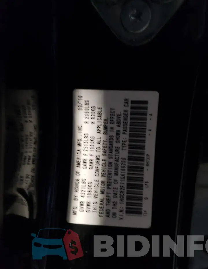 1HGCR2F71GA166200 Photo# 12