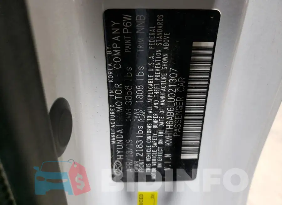 KMHTH6AB6LU021307 Photo# 12