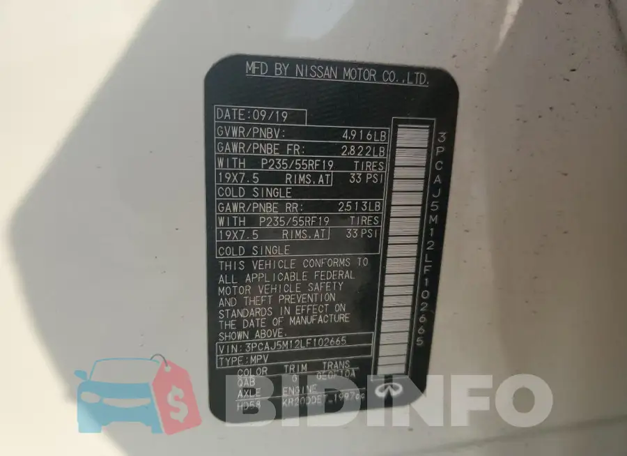 3PCAJ5M12LF102665 Photo# 13