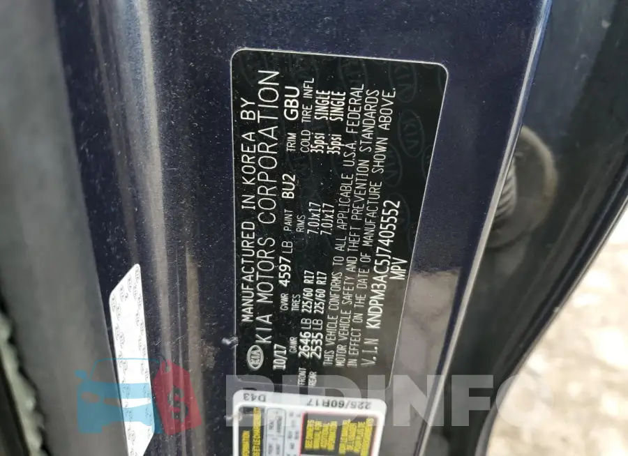 KNDPM3AC5J7405552 Photo# 13