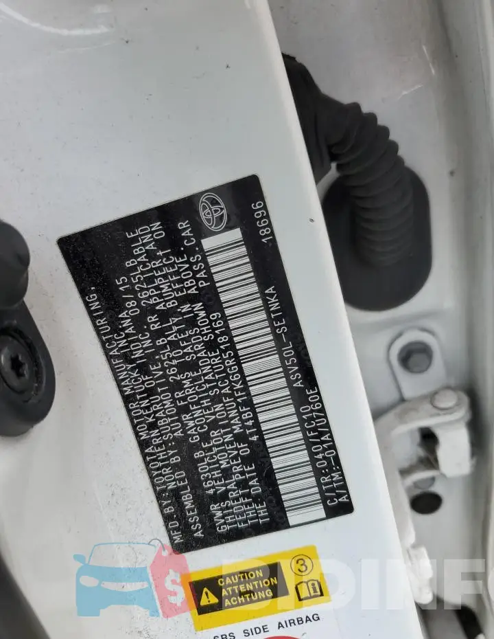 4T4BF1FK6GR518169 Photo# 12