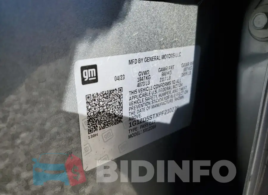 1G1ZD5STXPF210279 Photo# 12