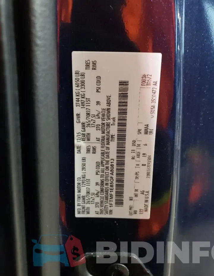1FTMF1E85GFA80813 Photo# 12