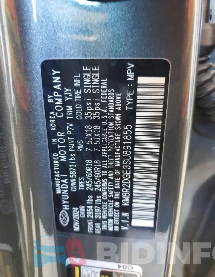 KM8R2DGE3SU891855 Photo# 14