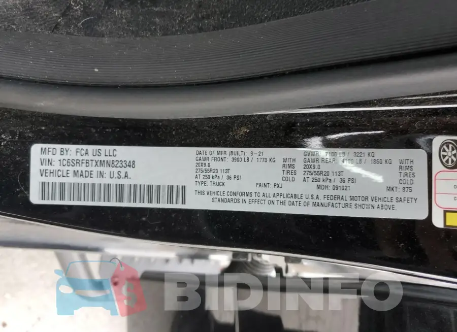 1C6SRFBTXMN823348 Photo# 13