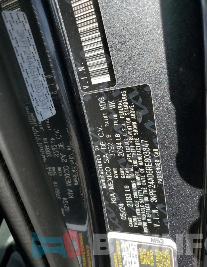 3KPF24AD6RE803347 Photo# 13