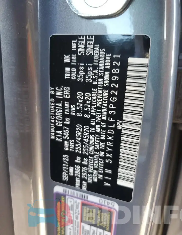 5XYRKDLF3PG229821 Photo# 13